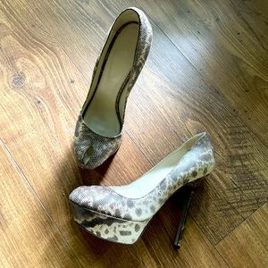 Sergio Rossi Snake Print Pumps size 9.5